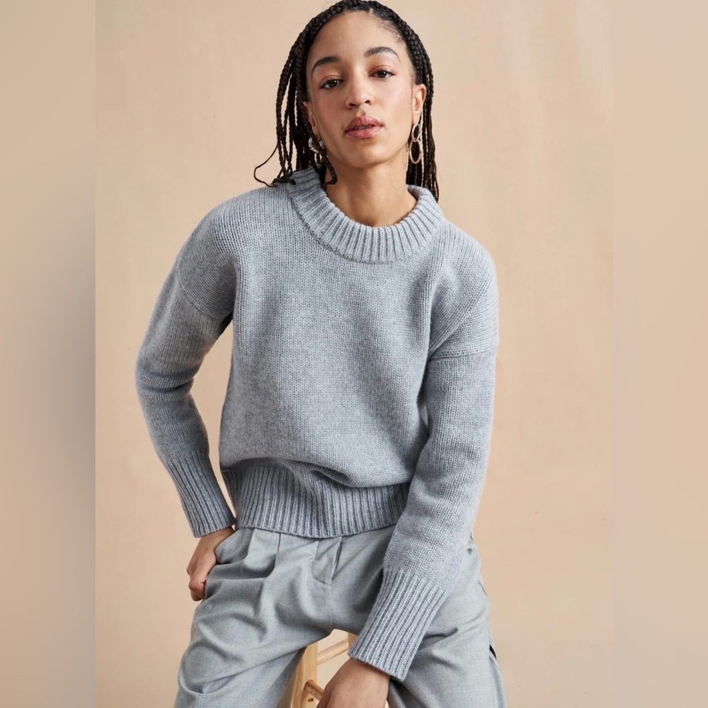 La Ligne Solid Marin Sweater